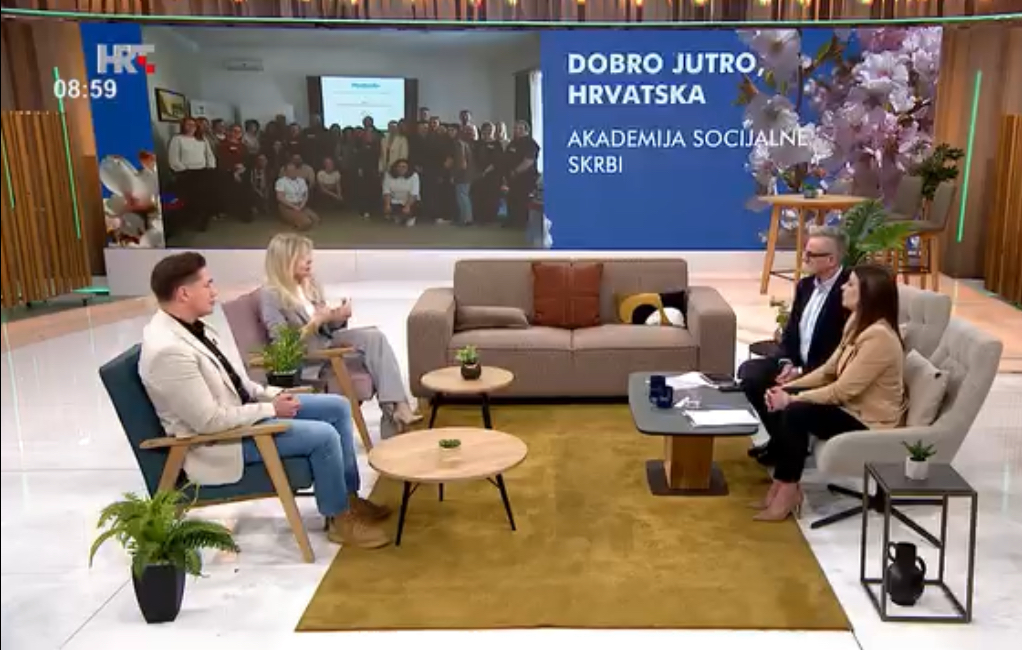 Ravnateljica Akademije socijalne skrbi u emisiji „Dobro jutro, Hrvatska“: projekt „Pruži im ruku da ostvare snove“
