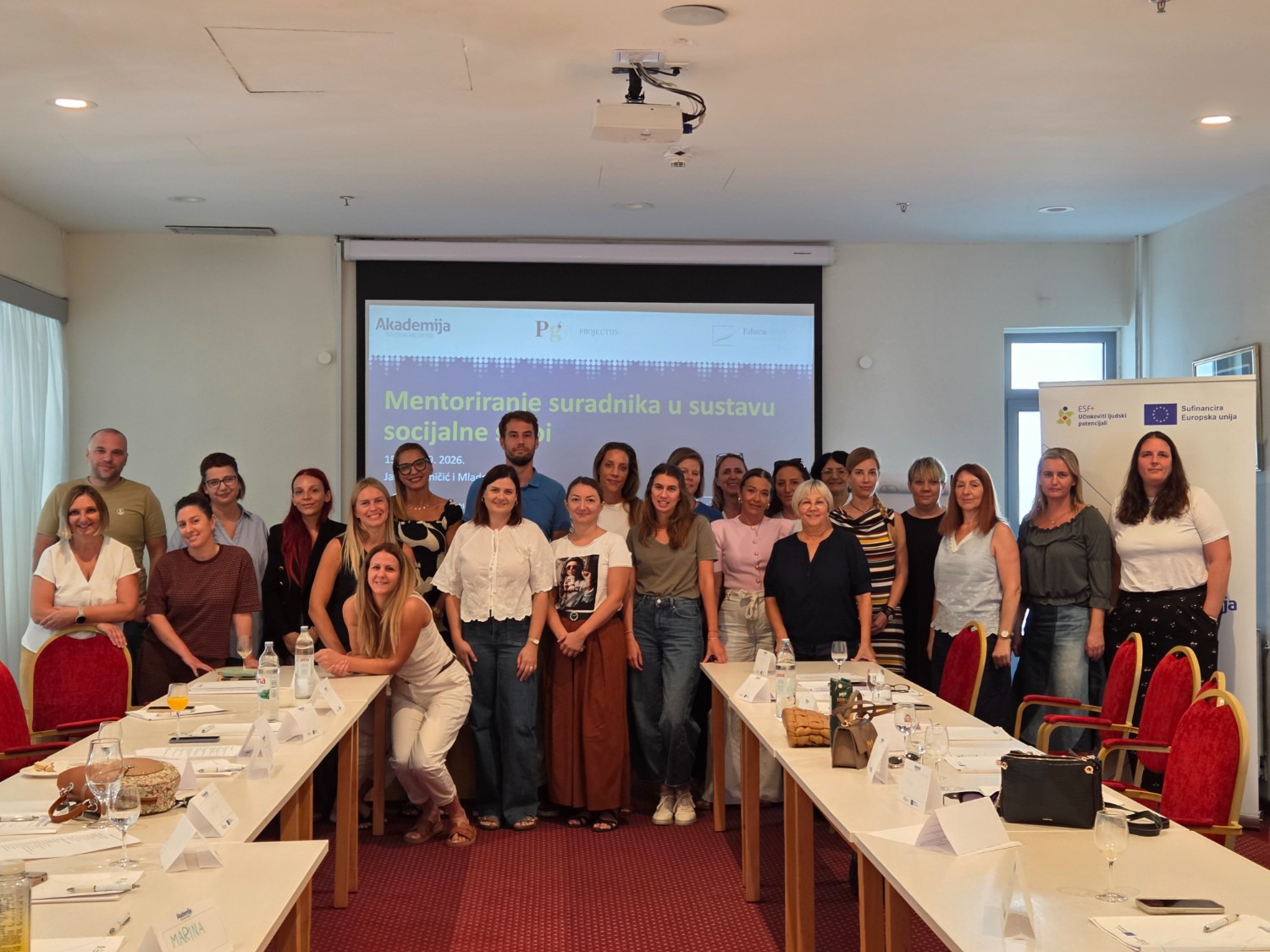 Održan termin programa usavršavanja „Mentoriranje suradnika u sustavu socijalne skrbi“ u okviru ESF+ projekta